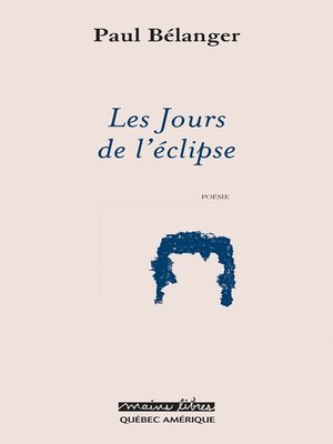 cover image of Les Jours de l&#8217;&#233;clipse